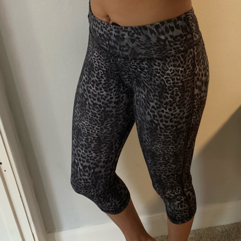 Cheetah print Capri leggings